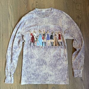 Taylor Swift Purple Tie-Die T-Shirt Taylor's Version Speak Now Eras Tour Graphic